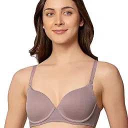 Triumph Grey Half Coverage T-Shirt Bra-picture-41
