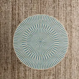 Casagold Sunstrike Vegan Bone Inlay Coffee Table With Stand - Blue image 4