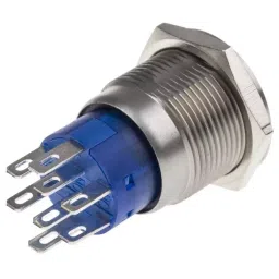 RS PRO Push Button Switch Latching Panel Mount 19 mm Cutout, 1115804 image 3