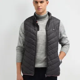 Arrow Sport Grey Regular Fit Quilted Jacket image 4
