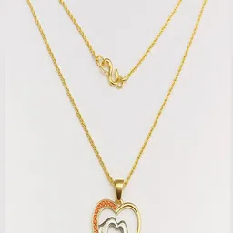 athizay Gold-Toned Brass Cubic Zirconia Statement Necklace-image-7