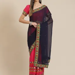 KALINI Embellished Embroidered Saree-picture-11