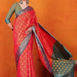 Dori Woven Design Zari Banarasi Saree-image-28