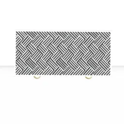 Casagold Black Inlay Chest of Drawers - Chevron image 3