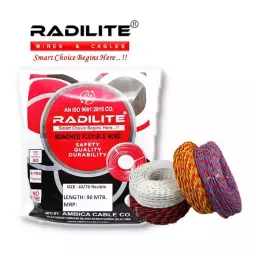 RADILITE 40/76 White Two Core Twisted Copper Flexible Wire RAD018 (90 m) image 2