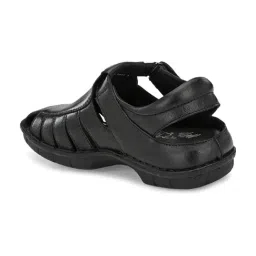 Hitz Men's Black Fisherman Sandals image 4