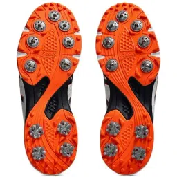 Asics Men's QUICK SINGLE FF White & Midnight Cricket Shoes image 5