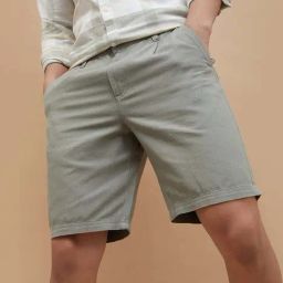 Code By Lifestyle Green Regular Fit Shorts-picture-10
