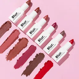 BLUR INDIA I'm Just Here For The Memes Bullet Lipstick - Deep Brown image 4