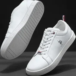 U.S. Polo Assn. Men's Off White Casual Sneakers-picture-21