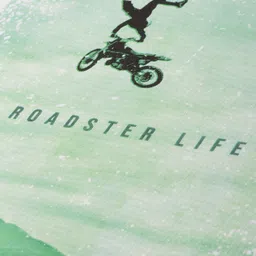 Roadster Men White Printed T-shirt image 2