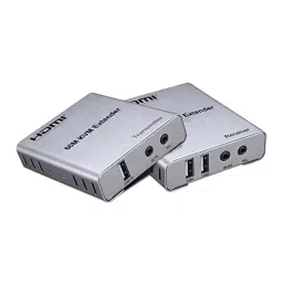 Techut 60m HDMI KVM Extender 60m Over Cat 6/7 Media Streaming Device (Silver)-picture-46