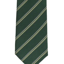 The Tie Hub Green Striped Broad Tie-picture-26