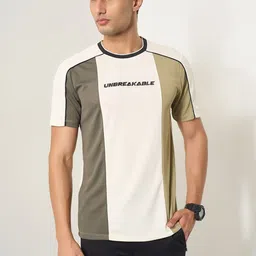 Ajile by Pantaloons Men Typography Colourblocked T-shirt-picture-49