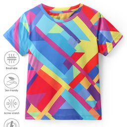 Pine Active Knit Half Sleeves Printed T-Shirt - Multicolour-picture-13