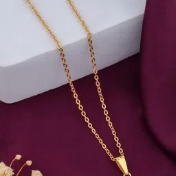 SZN Set Of 2 Gold-Plated Enamelled Quirky Shaped Pendants With Chains image 5