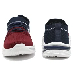 TOMSY CHOICE Colour Blocked With Air Cushion Sole Shoes - Red image 4