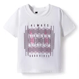 Robo Fry Cotton Woven Full Sleeves Jacket T-Shirt & Trouser Set With Text Print - Maroon & White image 3