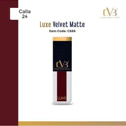 CVB Luxe Velvet Matte Long Lasting Liquid Lipstick - 6 ml - Calla 24 image 3