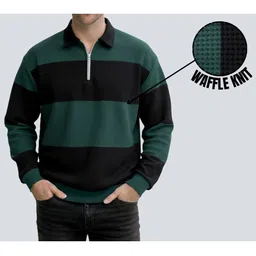 Try This Colourblocked Polo Collar T-shirt image 5