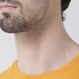 Friskers Mustard Cotton Slim Fit Printed T-Shirt image 4