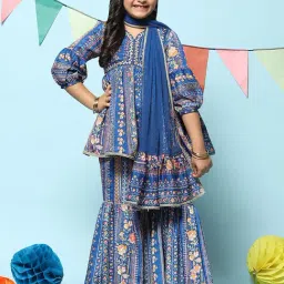 Biba Girls Blue Suit Set-image-19