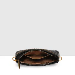 Esbeda Black Quilted Medium Shoulder Bag image 4