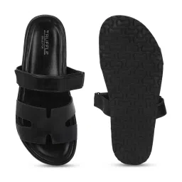 Truffle Collection Women's Black Casual Sandals image 4