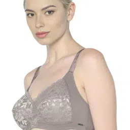 Wacoal Grey Comfort Fit Embroidered Bra image 3
