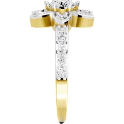 Sparkles 14k (585) Yellow Gold Lab Grown Diamond Rings image 4