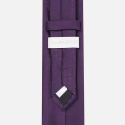 Allen Solly Purple Polyester Embroidered Tie image 4