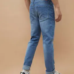 Fame Forever By Lifestyle Light Blue Cotton Slim Fit Jeans image 2