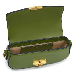 Miraggio Green Moira Medium Faux Leather Shoulder Bag image 4