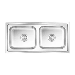 Nirali BG Kitchen Sink Popular Series Big Deluxe 1145x510 mm (45x20 inch) Glossy Finish Stainless Steel, Graceful Glory-picture-37