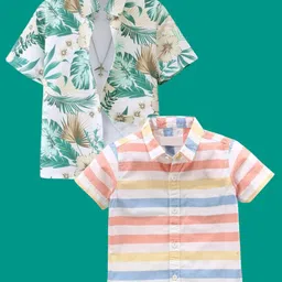 BAESD Boys Classic Floral Printed Casual Shirt-picture-35