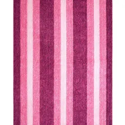 Saral Home Pink Microfiber Striped Antiskid Carpet (180 x 270 cm)-picture-26