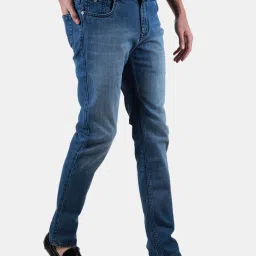 Duke Medium Blue Slim Fit Stretchable Jeans image 4
