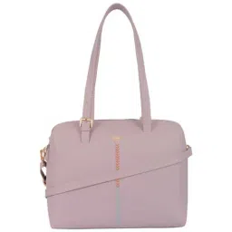 Baggit Purple Solid Medium Bowler Bag-picture-12