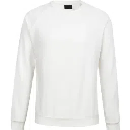 Rare Rabbit Off White Regular Fit Solid Sweatshirt image 5