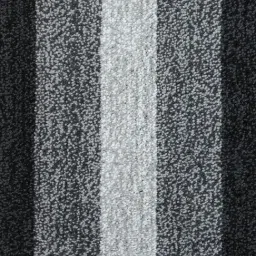 Saral Home Black Microfiber Striped Antiskid Carpet (180 x 270 cm) image 5