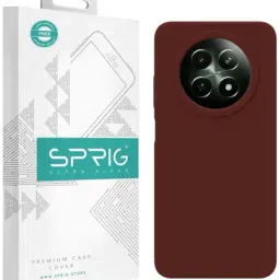 Sprig Back Cover for Realme 12 5G (Brown)-picture-27