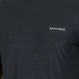 Skechers Dark Grey Regular Fit Sports T-Shirt image 4
