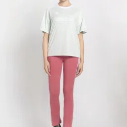 ADIDAS Green Printed Sports T-Shirt image 4