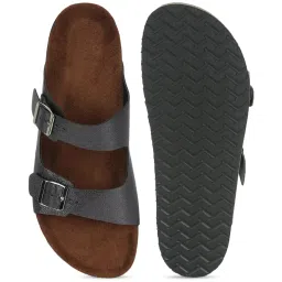 Mozafia Women's Silver Slides image 4