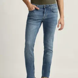 Antony Morato Blue Cotton Tapered Fit Jeans-picture-20
