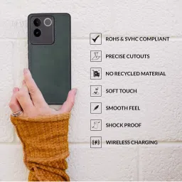 Sprig Back Cover for IQOO Z7 Pro (Green) image 4