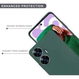 Sprig TPU Matte Back Cover for REALME C55 (Green) image 4