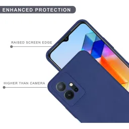 Sprig TPU Matte Back Cover for Vivo T1 5G (Blue) image 4