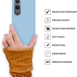 Sprig Back Cover for ONEPLUS NORD CE4 LITE (Blue) image 4