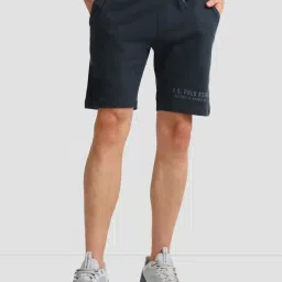 U.S. Polo Assn. Denim Co. Blue Cotton Regular Fit Sports Shorts image 4